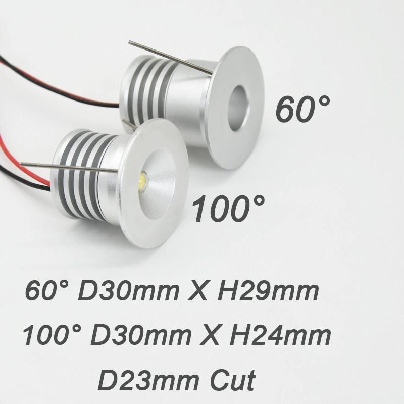 3000K Warm White 3W LED Bulb Lighting 12V D23mm Spot Downlight