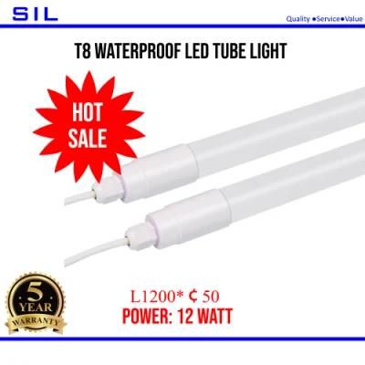 Hot Selling CE TUV RoHS IP65 Waterproof LED Tube Light Lamp 12W SMD2835 1200mm LED Tube Light