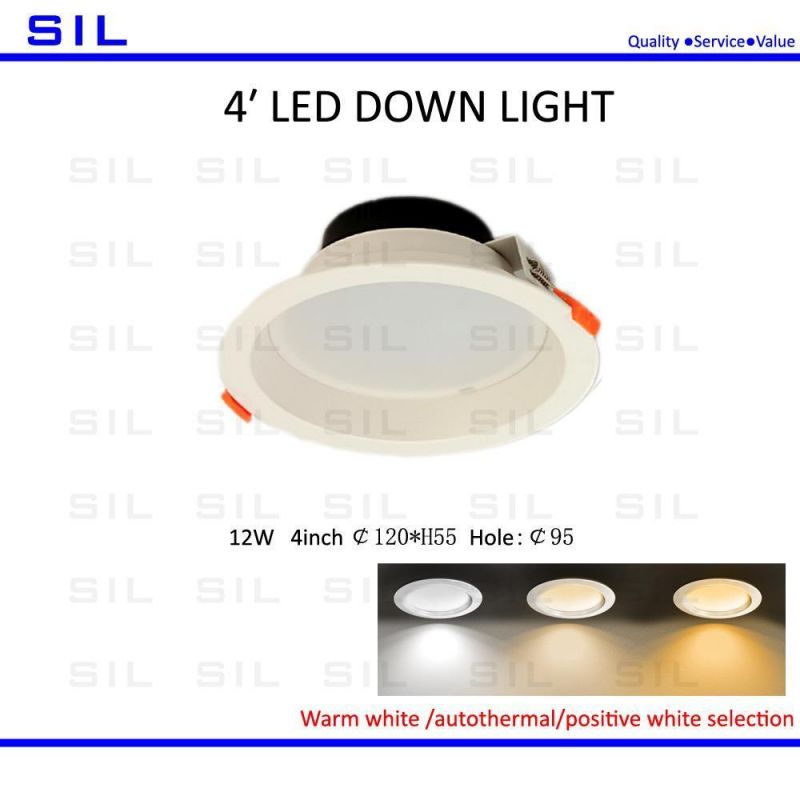 Hot Sales Hotel Commercial LED Down Light 15watt 7W 12W 15W 21W 25W Ceiling Light 15W LED Down Light