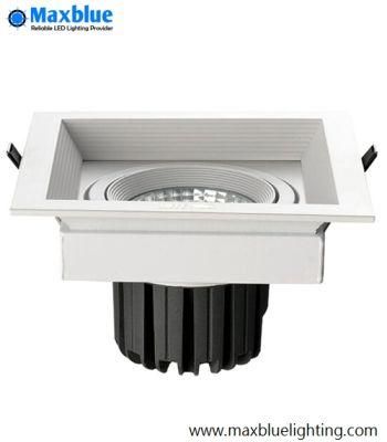 20W 2*20W 3*20W CREE COB Square LED Grille Downlight