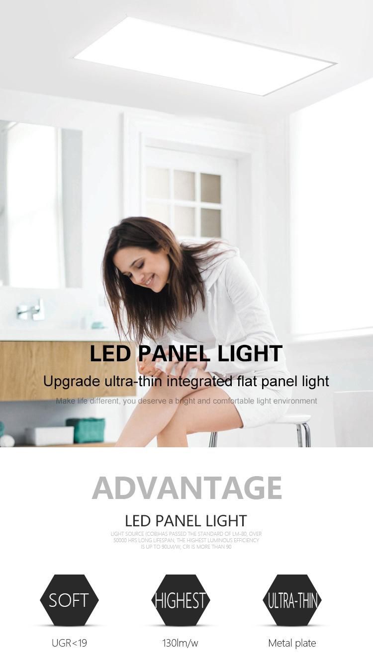Super Slim 9mm Side Lit LED Panel Light 600mmx600mm 40W