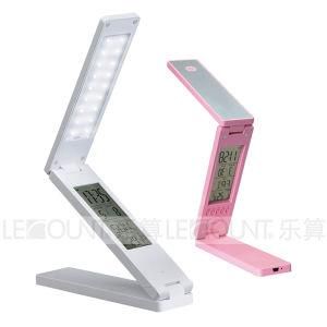 Foldable LED Light with LCD Display Calendar and Power Bank Function (LTB690A)