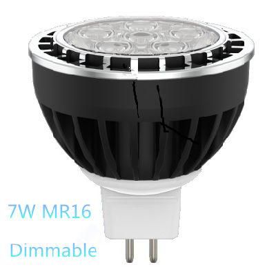 Hot-Selling Low Voltage LED Spot Light Dimmable 7W MR16 with 3 Years Warranty