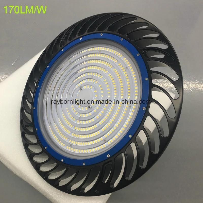 High Brightness 170lm/W 100W 150W UFO LED High Bay Light to Replace 400W HPS Lamp LED Warehouse Light