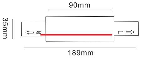 Spotlight Lighting Track Square Cross Connector 3 Phase Track Connector