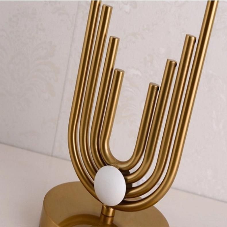 Luxury Style Hotel Living Room Bedroom Home Gold Table Lamp