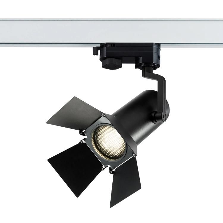 4 Leaves 12W Spotlight Barn Door LED Track Light Indoor Spotlight