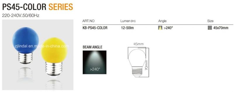LED Color Bulb PS45-Color