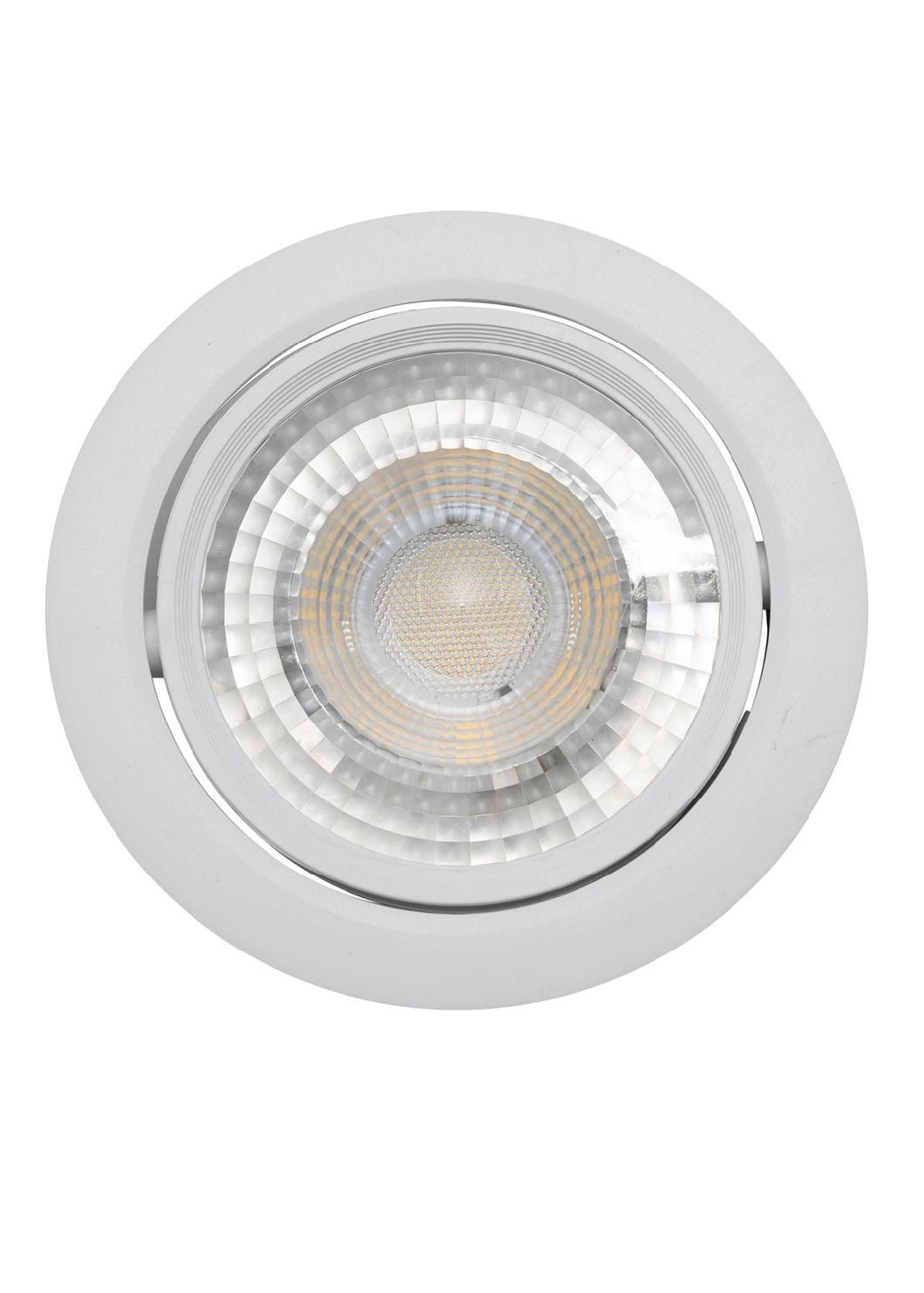 Ce RoHS Approved LED Lamps White Modern Ceiling Spotlight Round 8W Adjustable Downlight Light