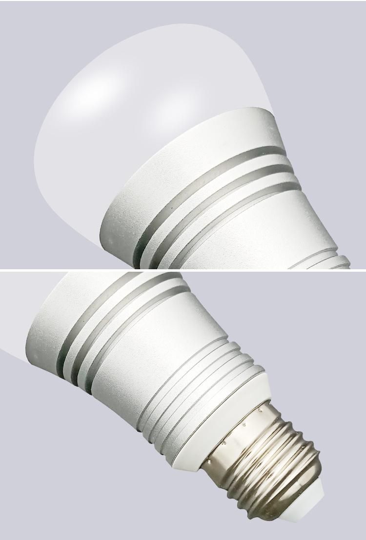 7W Round PC+Aluminum Smart Bulb Work with Homekit
