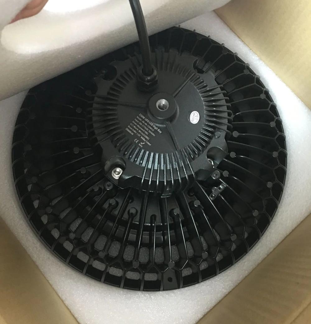 100W 347volt UFO LED High Bay Motion Controls for Production Hall