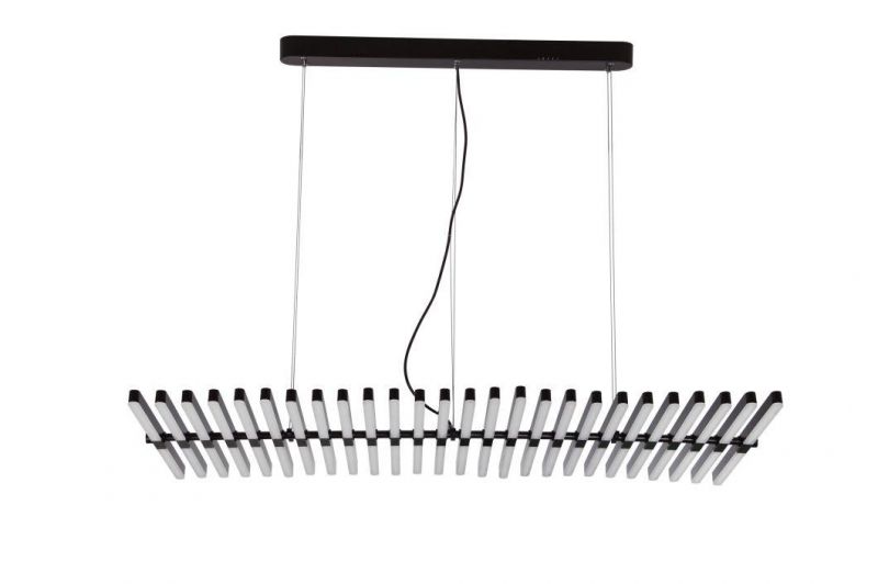 Masivel Lighting Modern Piano Shape Linear LED Pendant Light Decorative LED Chandelier