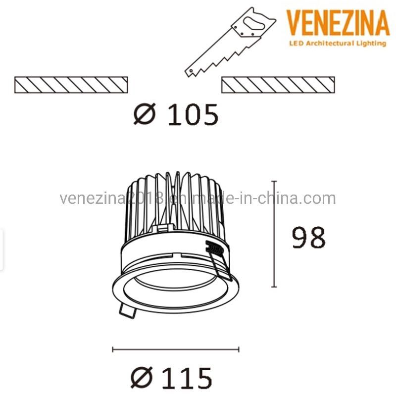 IP44 COB LED Environmentally LED Downlight LED Ceiling Light LED Spot Light LED Light LED Down Light