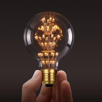 LED Fireworks Filament Starry Bulb Light