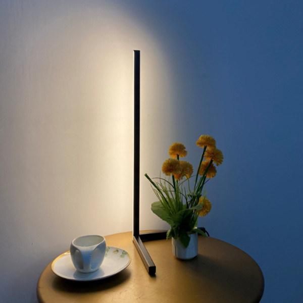 LED Hotel Bedside Light Is a Multi-Color Warm Light Triangle Table Lamp