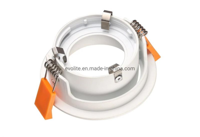 Cut out 75mm Adjustable Aluminum Ceiling Downlights LED COB Frame Recessed MR16 GU10 Spot Lighting Fitting