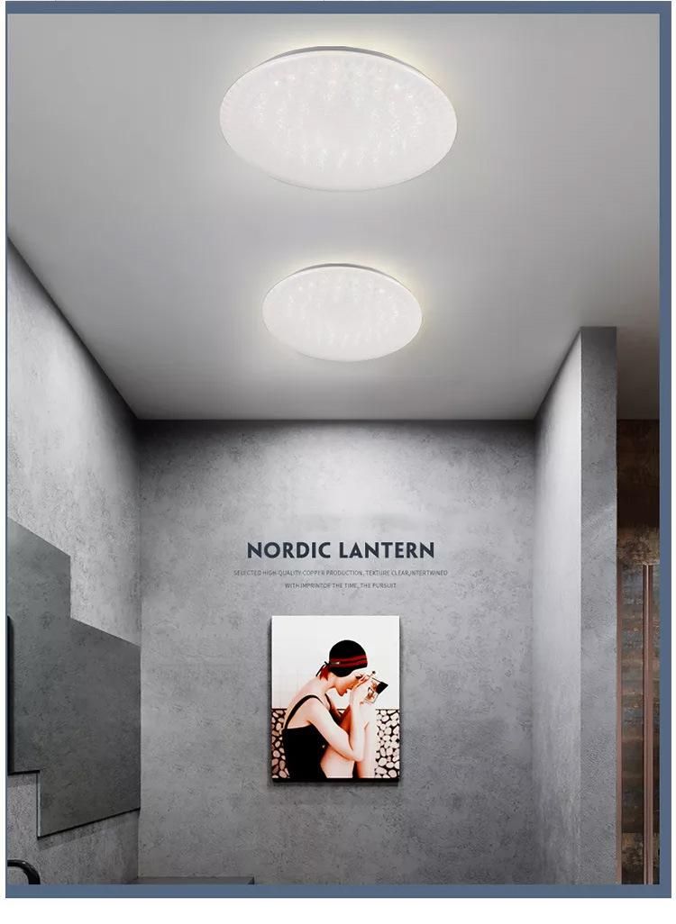 Round Warm Cold White Dining Hallway Living Kitchen Bedroom Room LED Ceiling Light