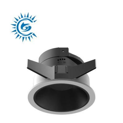 Round and Rectangular Black Downlight Frameless Recessed Spotlight Frame