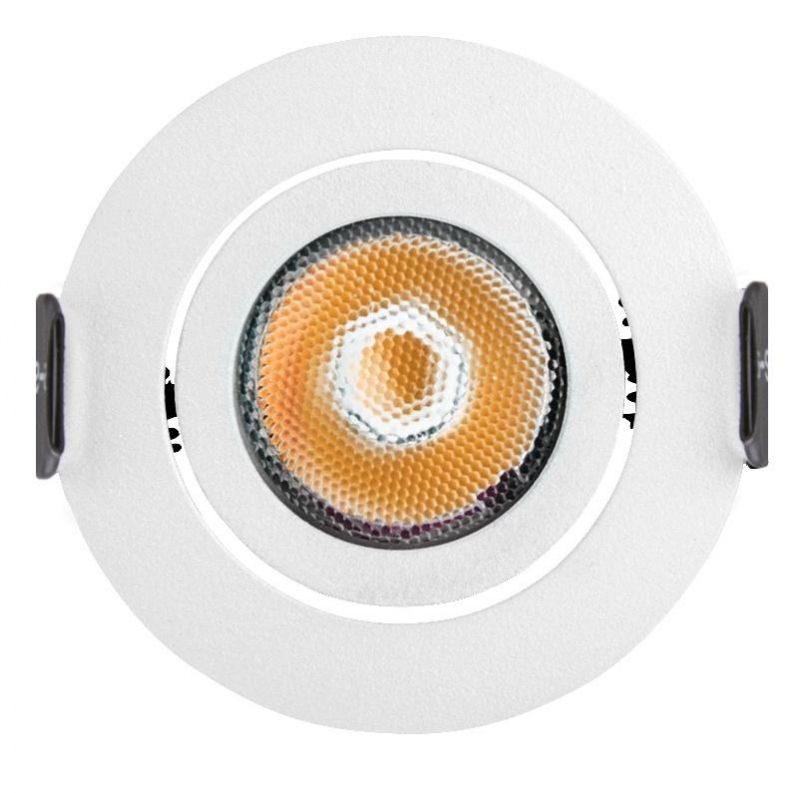 R6017 3W 230lm COB LED High Quality Rotatable Recessed Spotlight