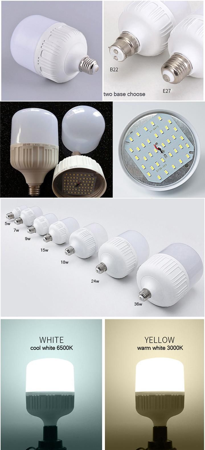 Energy Saving LED Lamp B22 E27 LED Lighting 9W 12W LED Light A60 LED Bulb for Indoor