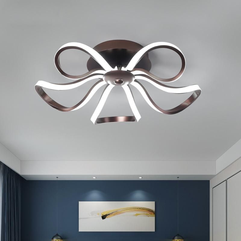 Simple Ceiling Lamps Hotel Theme Modern Design Flower Fancy Ceiling Lighting LED Light