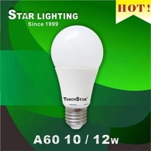 10W Warm White A60 LED Bulb for Room Use