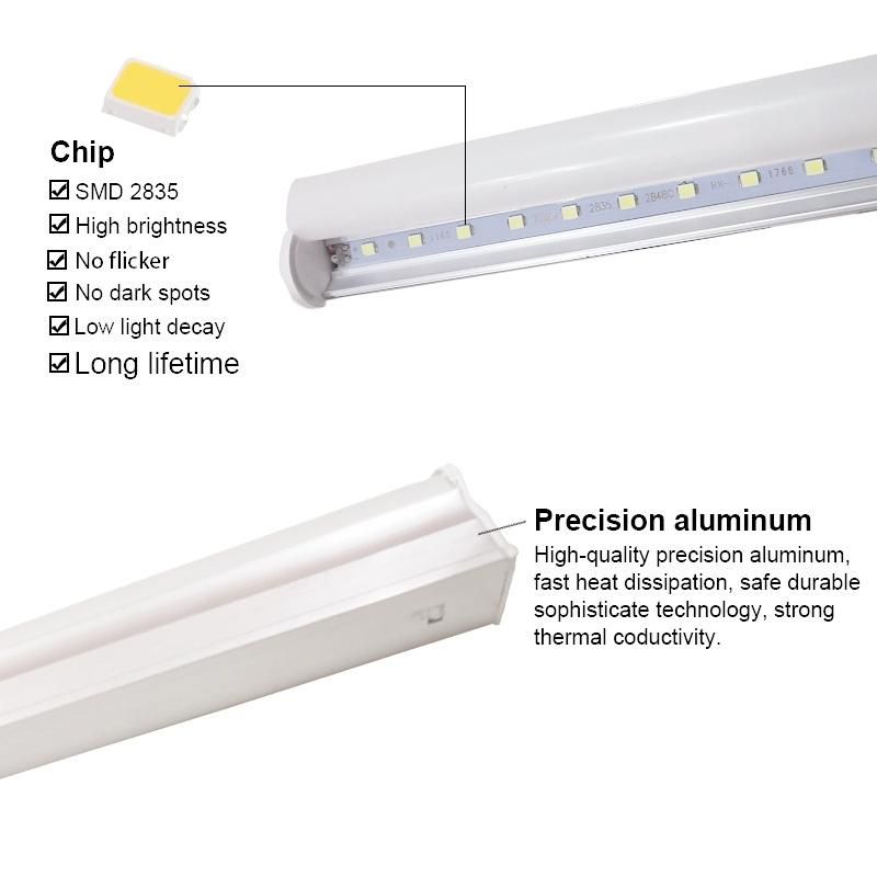 Easy Installation LED T5 Fixtures 7W with High Brightness, Safe Durable, No Flicker
