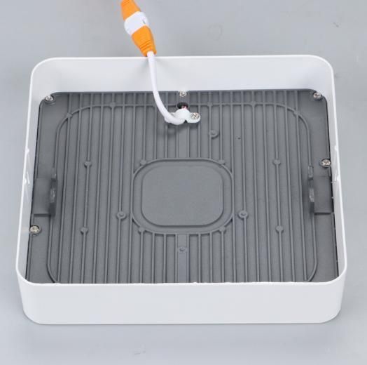 Aluminum Plastic Housing Acrylic Metal 600*600 LED Lighting White OEM Good Light Surge Protect 6W 15W 24W 30W Double Color Downlight Surface LED Panel Light