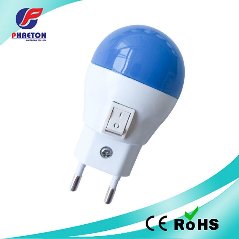 Colorful LED Night Bulb with Switch