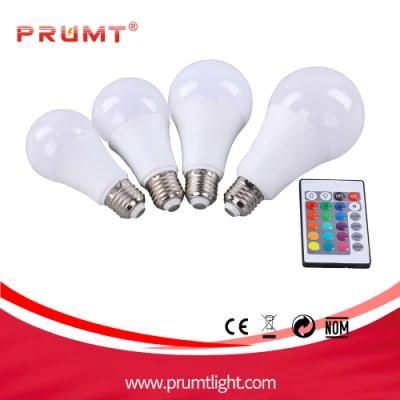 LED Bulb A60 Lamp E27 RGB Remote Light