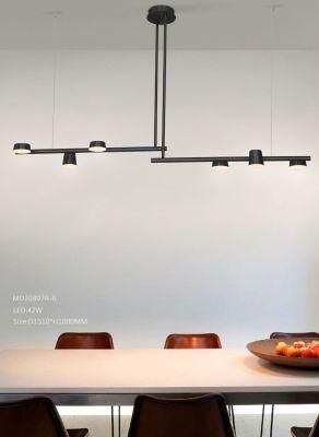 Masivel Lighting Modern Decorative LED Pendant Light for Kitchen Linear Chandelier Light