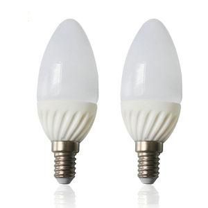 4W E14/B22/E27 Ceramic/Plastic LED Candle/Candelabra Light