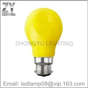 GLS A60 B22 Yellow Colour LED Filament Bulb / LED Filament Lamp / LED Light / LED Lighting / Dimmable LED Bulb / Dimmable LED Lamp