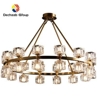 Modern Design Style Ceiling Mounted Chandelier with 220V Input Voltage