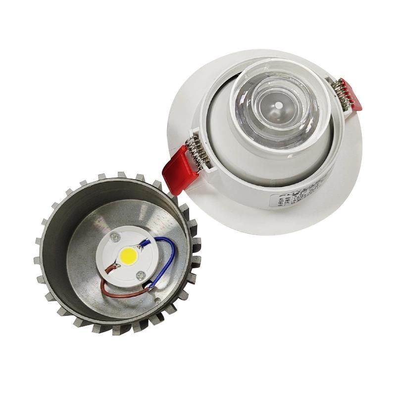 Indoor Die Cast Aluminum Dimmable COB LED Ceiling Downlight