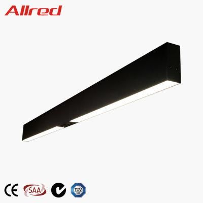 4 FT Modern Commercial LED Linear Pendant Office Lighting Linkable LED Linear Light