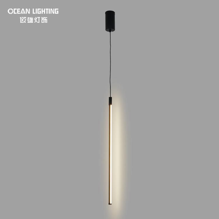 Modern Office Linear Interior Decoration Line Drop-Light LED Pendant Light