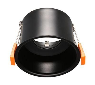 Anti Glare Cut out 80mm Aluminum Downlight Fitting MR16 Frame Adjustable GU10 Housing