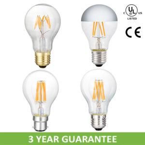 Energy Saving A60/A19 LED Filament Bulb, 25000h