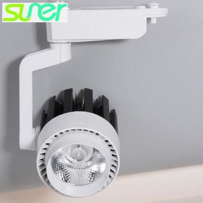 Adjustable COB Track Light LED Spot Ceiling Lighting 20W 4000K Nature White