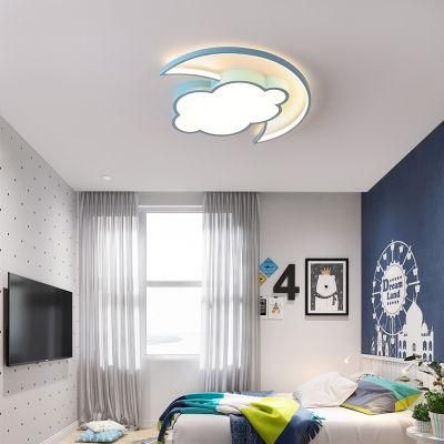 2022 New Children Creative Cloud Moon Decorative LED Ceiling Lights Home Lighting for Bedroom