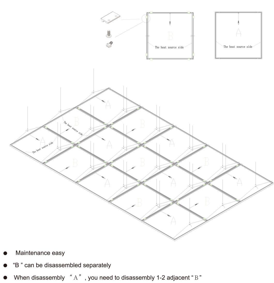 300*300 450*450 600*300 1200*300 Frameless LED Panel Light