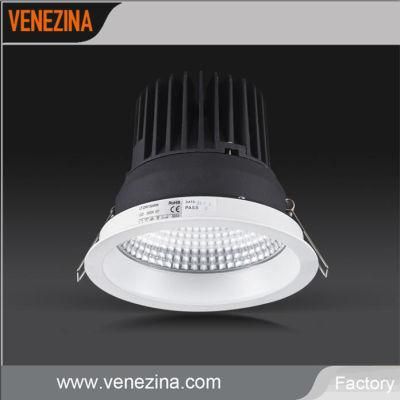 2018 Hot Selling LED Downlight Clear Glass 15W 20W 25W COB LED Recessed Ceiling Downlight.
