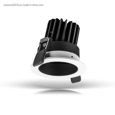 R6117 6W10W COB LED Deep Anti-Glare Adjustable LED Spotlight