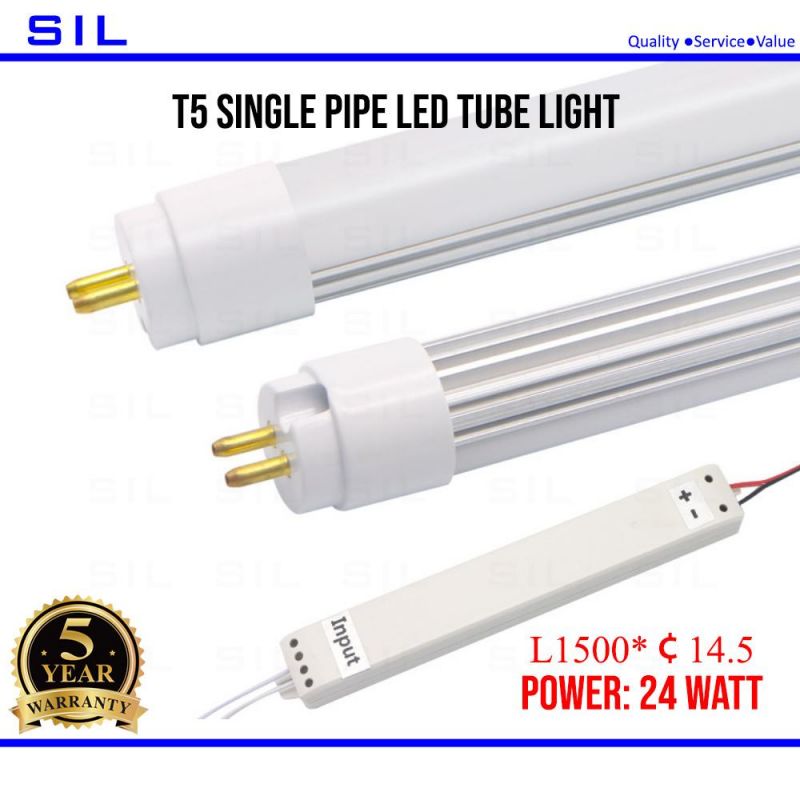 Super Bright OEM&ODM Indoor Lighting Aluminum Shop Lights 1500mm 100lm/W 24W Integrated T8 LED Tube Lights