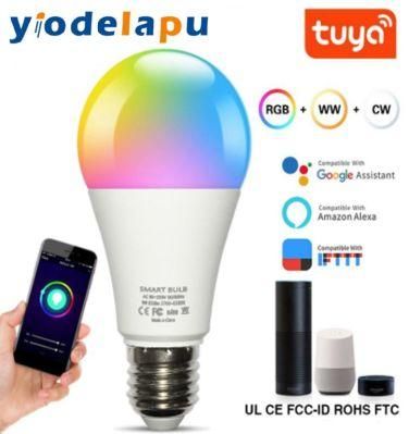 120V 240VAC Tuya WiFi A60 Smart LED Bulb