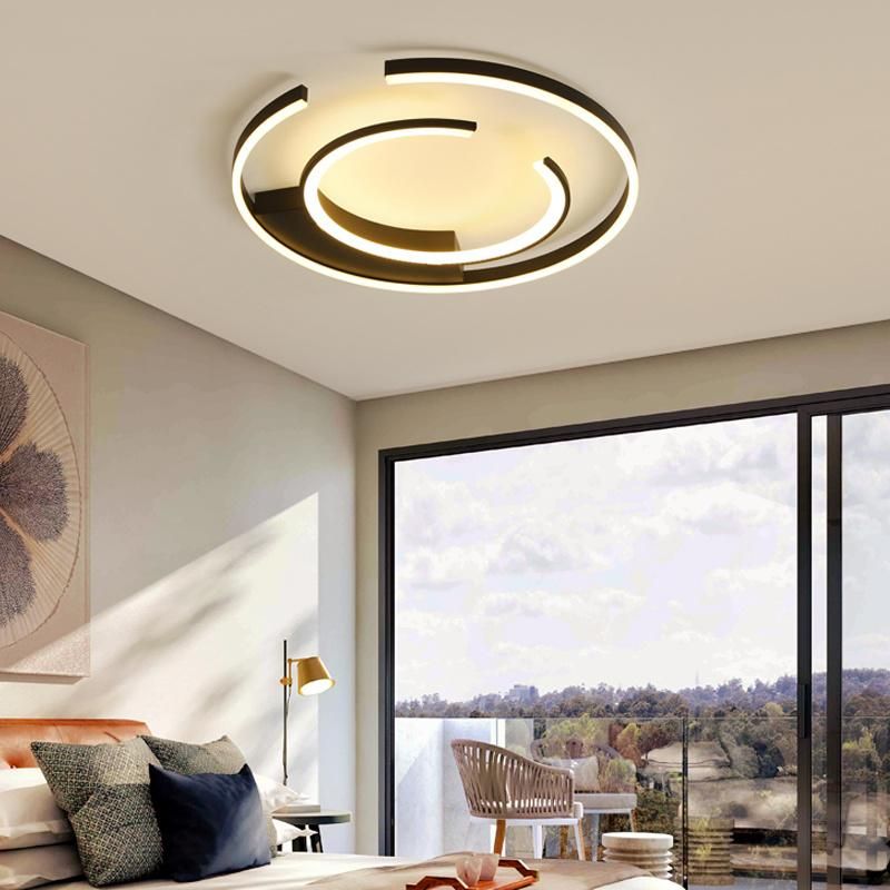 Round Acrylic LED Ceiling Light for Bedroom Villa