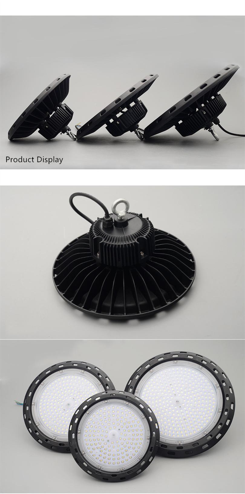 LED high bay light UFO waterproof IP65 100W 150W 200W