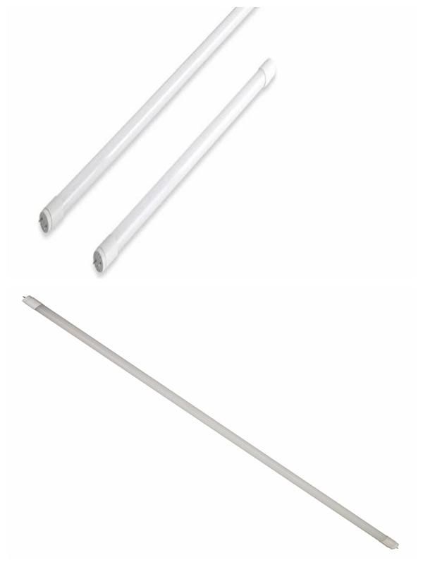 Milky White Glass Cover LED T8 Tubes-9W Supply Touble-Side Power 0.6m 1.2m 1.5m
