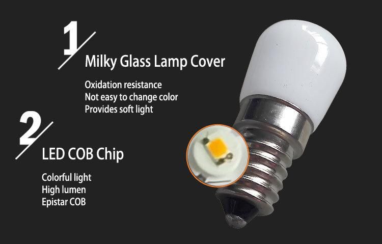 Indicator Mini LED Bulb 2700K 2watt E14 COB LED Fridge Bulb